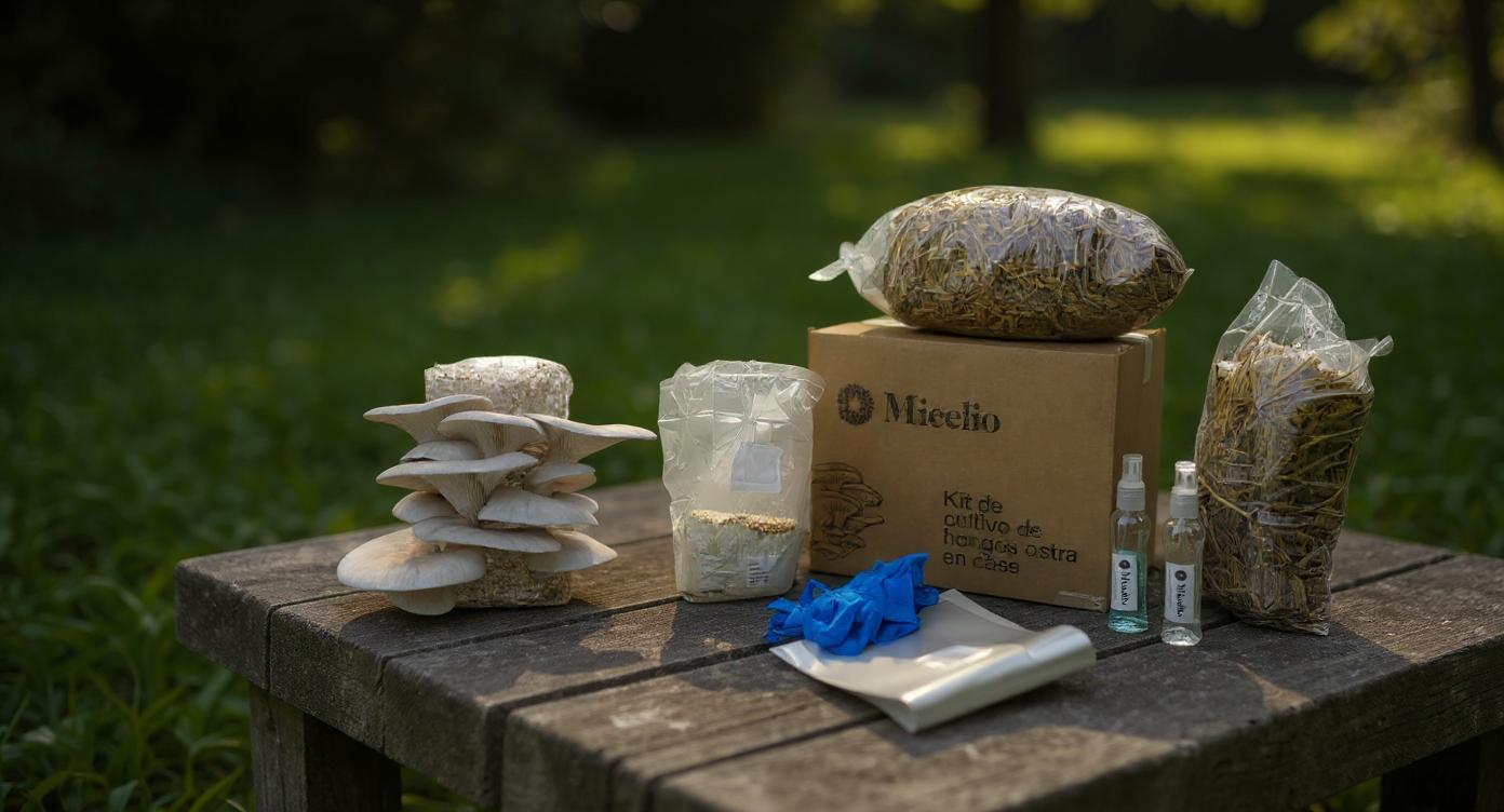 Kit para cultivar hongos ostra en casa